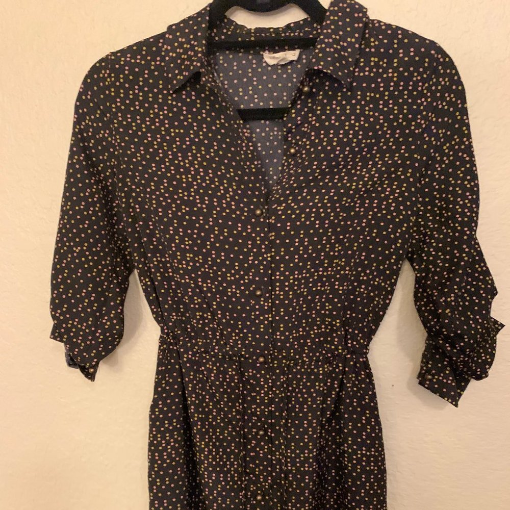 Polka dot work dress